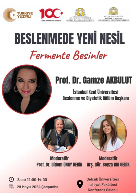 Prof. Dr. Gamze Akbulut İle Beslenmede Yeni Nesil Fermente Besinler